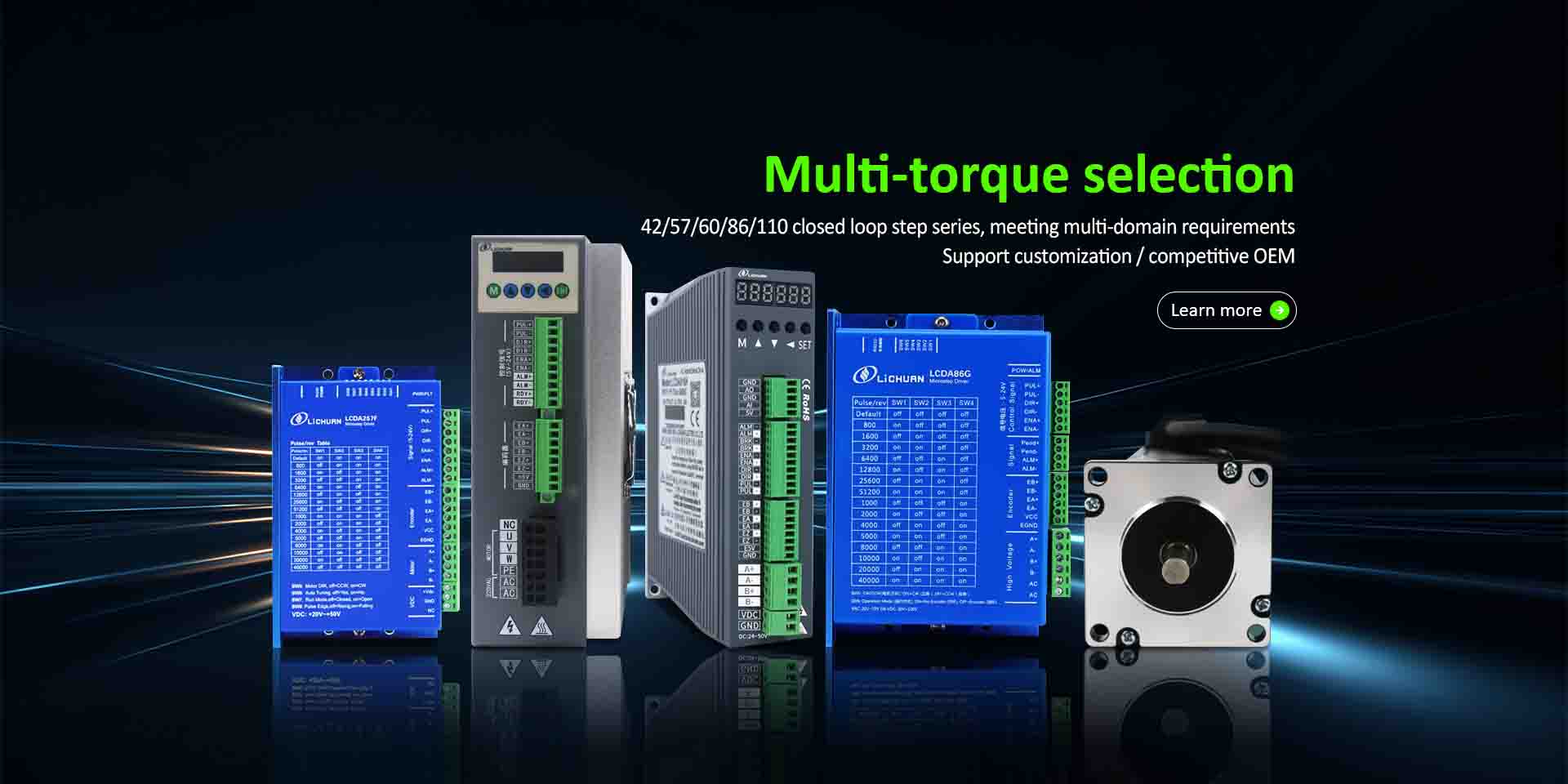 Fábrica de driver de motor de passo de circuito fechado na China